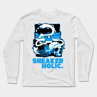 Sneaker Holic Dark Poweder Blue Long Sleeve T-Shirt